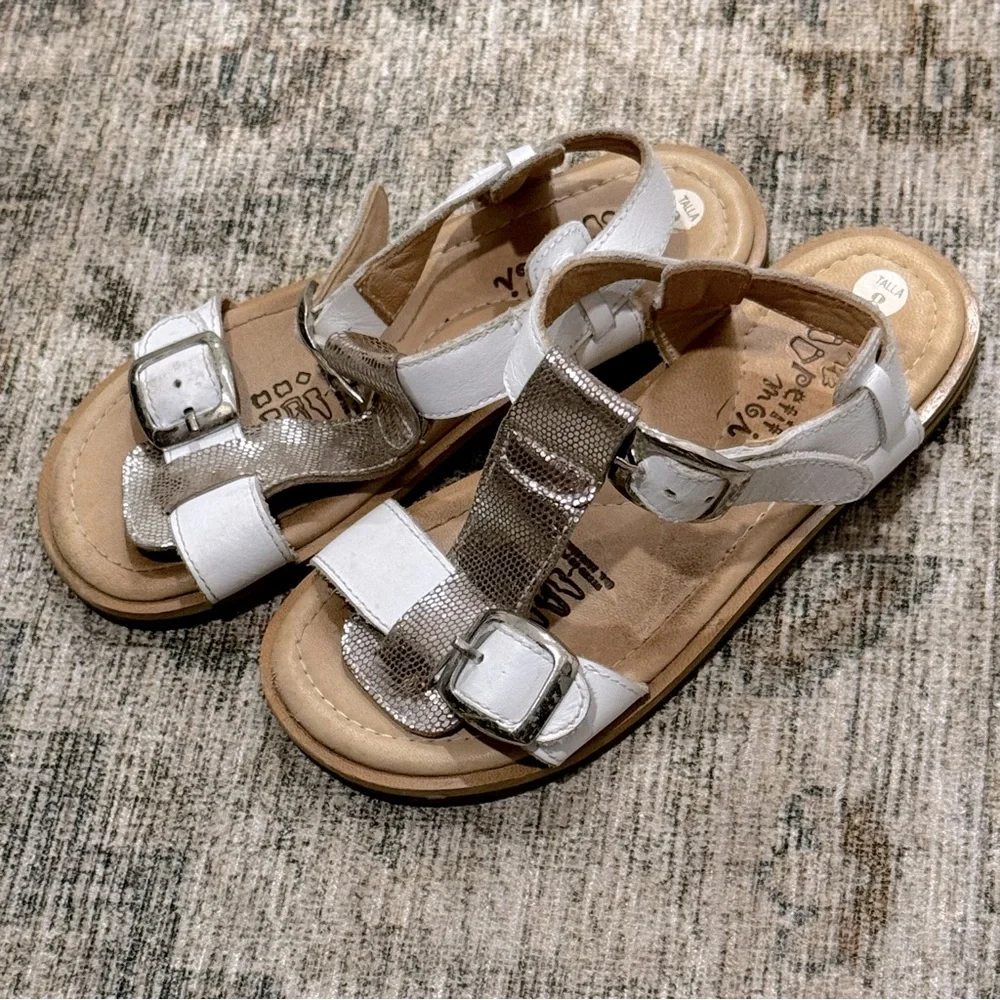 Petit Mai grill Summer Leather Sandals Size 8